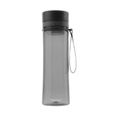PROFINO Trinkflasche INFUZE, 600 ml aus durchsichtigem Kunststoff mit Schraubverschluss und Tragegriff.
