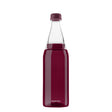 PROFINO Trinkflasche SPARKLE aus Kunststoff, 600 ml, mit buntem Design und Schraubverschluss auf einem Tisch.