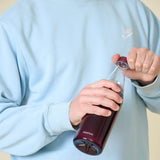 PROFINO Trinkflasche SPARKLE, 600 ml, mit buntem Kunststoffdesign und Schraubverschluss, ideal für unterwegs.