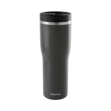 Grauer PROFINO Thermobecher BARISTA, 250 ml, isolierende Trinkbecher mit Schraubverschluss und Griff.