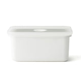 HONEYWARE Emailledose aus Emaille, vakuumversiegelt, 660 ml Fassungsvermögen, robuste Vorratsdose für Lebensmittel