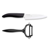 Kyocera Keramikmesser Starter-Set, 2-teilig mit scharfen Klingen für präzises Schneiden in der Küche