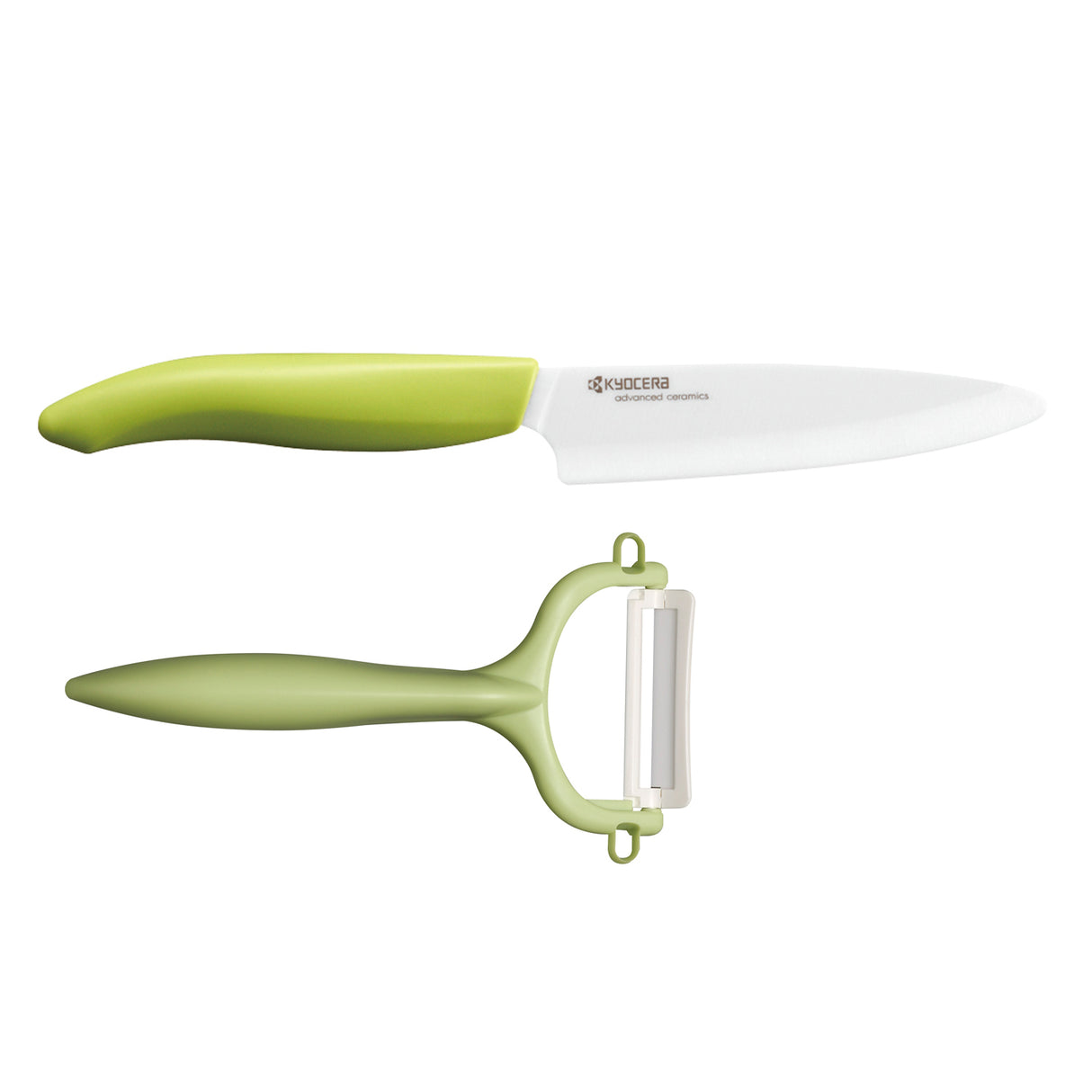 KYOCERA Keramikmesser Starter-Set, 2-teilig mit scharfen Klingen für präzises Schneiden in der Küche