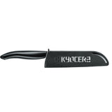 Schwarzer KYOCERA Klingenschutz für Messer bis 11 cm, schützt die Klinge beim Lagern und Transport.