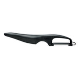 KYOCERA Schäler mit doppelseitigem Schliff, perfekt zum Schälen von Obst und Gemüse, robustes Edelstahldesign.