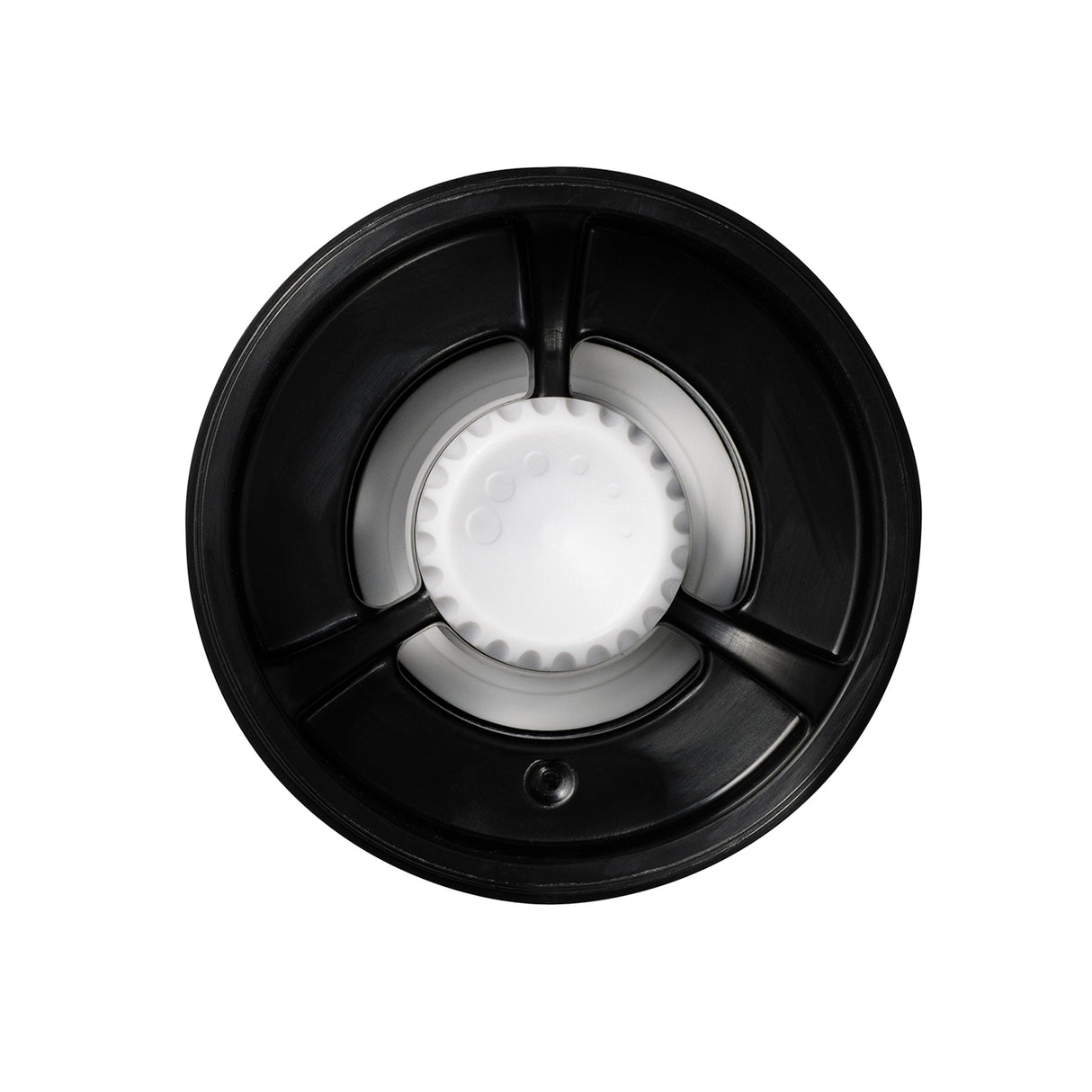 Schwarze KYOCERA Kräuter- und Gewürzmühle DUAL mit Edelstahlbehälter und handlicher Bedienung, ideal zum Mahlen von Kräutern und Gewürzen