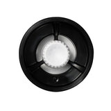 Schwarze KYOCERA Kräuter- und Gewürzmühle DUAL mit Edelstahlbehälter und handlicher Bedienung, ideal zum Mahlen von Kräutern und Gewürzen