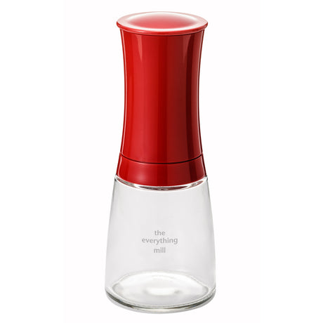 KYOCERA Keramik-Universalmühle, 16 cm, moderne Küchenmühle aus Keramik mit Edelstahlgriff, ideal zum Mahlen von Gewürzen