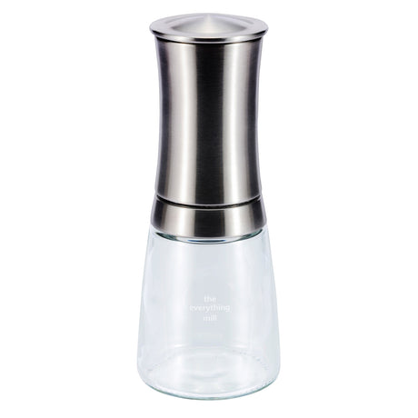 KYOCERA Keramik-Universalmühle, 16 cm, mit schwarzem Kunststoffgehäuse und Edelstahlmühle für Gewürze und Kräuter