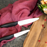 Schwarzes KYOCERA Keramikmesser GEN NATURE mit ergonomischem Griff, ideal zum Schneiden von Lebensmitteln