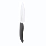 Schwarzes KYOCERA Keramikmesser GEN NATURE mit schwarzem Griff, scharfes Küchenmesser aus Keramik für präzises Schneiden