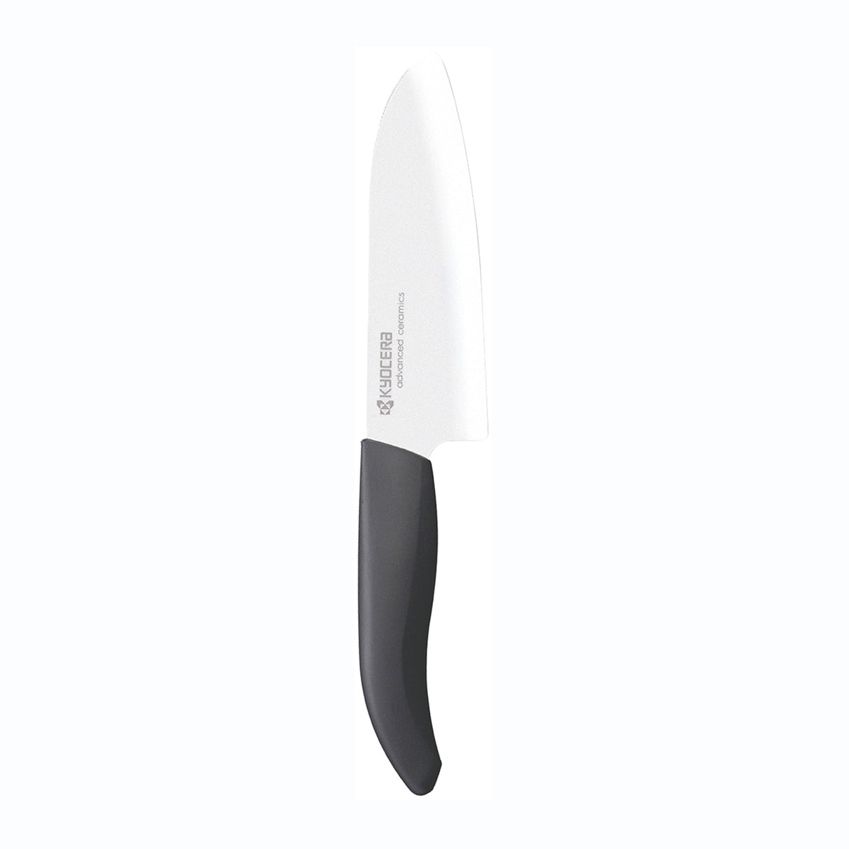 Schwarzfarbenes KYOCERA Keramikmesser GEN NATURE mit ergonomischem Griff und scharfer Klinge für präzises Schneiden.