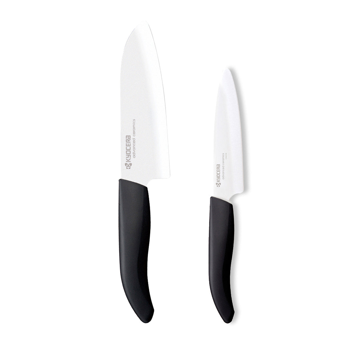KYOCERA Messerblock mit 2 GEN Messern und SoftTouch-Griff, elegantes Küchenzubehör für scharfe Präzisionsmesser