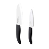 KYOCERA Messerblock mit 2 GEN Messern und SoftTouch-Griff, elegantes Küchenzubehör für scharfe Präzisionsmesser