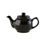 Schwarze Teekanne von PRICE & KENSINGTON aus Keramik, elegante Form und Deckel, ideal für Tee-Zubereitung.