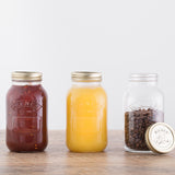 KILNER Einkochglas aus Glas mit Schraubverschluss, klar, 1 Liter, für Konservierung und Einmachen
