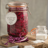 KILNER Clip Round Einkochglas aus klarem Glas, perfekt zum Konservieren und Aufbewahren von Lebensmitteln.
