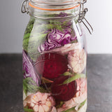 KILNER Einkochglas CLIP ROUND, klares Glas mit Deckel, ideal für Einmachen und Konservieren, transparent und robust.