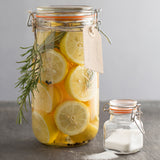 KILNER Einkochglas CLIP ROUND, klares Glas zum Einmachen, mit Metallverschluss und luftdichtem Deckel, transparent und robust