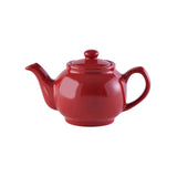 Rote Teekanne von PRICE & KENSINGTON aus Keramik mit elegante Form und Deckel, ideal für Teezeremonien.