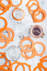 KILNER Einkochringe 6er-Set in verschiedenen Größen, passend für Gläser mit 0,35 bis 2 Liter, aus robustem Gummi