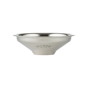 KILNER Edelstahl Trichter mit Easy Fill, 14,5 cm Durchmesser, ideal zum Umfüllen und Abfüllen von Flüssigkeiten.