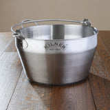 Einkochtopf von KILNER aus Edelstahl mit 8 Liter Fassungsvermögen, ideal zum Einmachen und Kochen in der Küche.