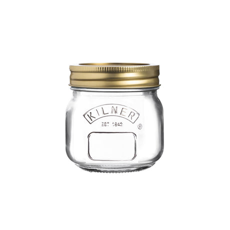 KILNER Einkochglas mit Schraubverschluss, klares Glas, ideal zum Einmachen und Aufbewahren von Lebensmitteln