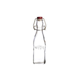 KILNER Einkochflasche CLIP SQUARE aus transparentem Glas, ideal zum Einmachen und Aufbewahren von Lebensmitteln.