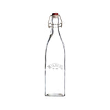 KILNER Einkochflasche Clip Square aus Glas, klar, mit Schraubverschluss, ideal zum Einkochen und Aufbewahren von Lebensmitteln