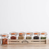 KILNER Einkochglas CLIP SQUARE, klares Glas mit Metallverschluss, ideal für Konservierung und Aufbewahrung von Lebensmitteln