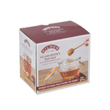 KILNER Honigtopf aus klarem Glas, 400 ml, mit Deckel, ideal zum Servieren von Honig.