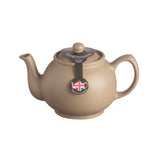 Taupe Farbige Teekanne von PRICE & KENSINGTON aus Keramik, mit elegantem Design und praktischem Henkel.