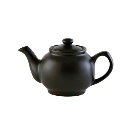 Schwarze Teekanne von PRICE & KENSINGTON aus Keramik, stilvolles Design für Tee-Genuss auf dem Tisch.