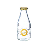 KILNER Milchflasche aus Glas, klare Milchflasche mit Schraubverschluss, ideal für frische Milch und Getränke, robustes Design