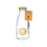 KILNER Milchflasche aus Glas, klare Milchflasche mit Schraubverschluss, ideal für Milch und Getränke, modernes Design