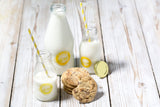 KILNER Milchflasche aus Glas, klare Milchflasche mit Schraubverschluss für frische Milch, langlebiges und nachhaltiges Design
