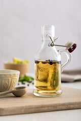 Transparente KILNER Einkochflasche aus Glas, 200 ml, mit Schraubverschluss, ideal für Konservierung und Einmachen.