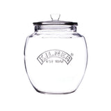 KILNER Vorratsglas, universell, transparent mit Metallverschluss für Lebensmittel und Vorräte, Nahaufnahme