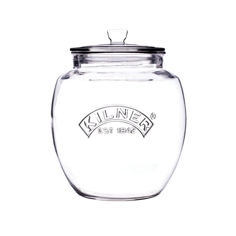 KILNER Vorratsglas, universell, transparent mit Metallverschluss für Lebensmittel und Vorräte, Nahaufnahme
