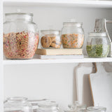 KILNER Vorratsglas, universell, transparentes Glas mit Schraubdeckel für Lebensmittelaufbewahrung, seitliche Beschriftung.