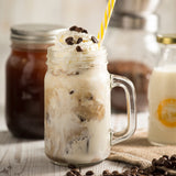 KILNER Kaffeemühle mit Kurbel, klare Glasbehälter, 500 ml Fassungsvermögen, handbetriebene Kaffeemühle für frischen Kaffee