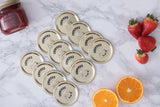KILNER Einkoch-Vakuumdichtungen aus Metall, 12er-Set, für Einmachgläser und Konservengläser, langlebig und wiederverwendbar