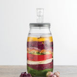 Großes KILNER Fermentierglas, 3L, transparent mit Schraubverschluss für die Fermentation von Lebensmitteln und Getränken.