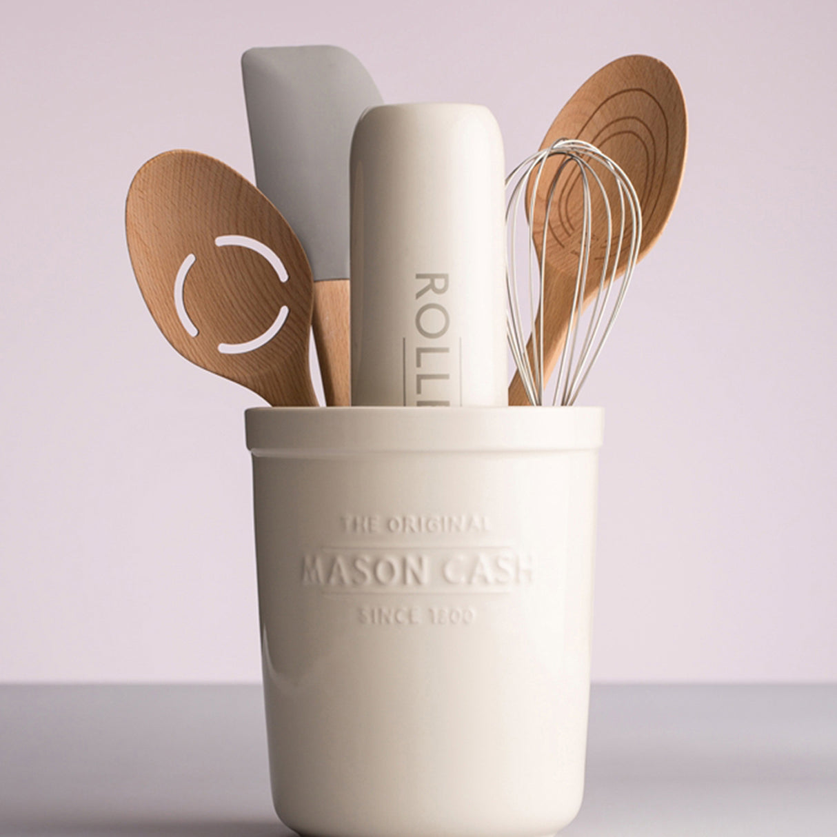 MASON CASH 2-in-1 Kochlöffel mit Eiertrenner, langlebiges Küchenwerkzeug für Kochen und Eier trennen, silberfarben