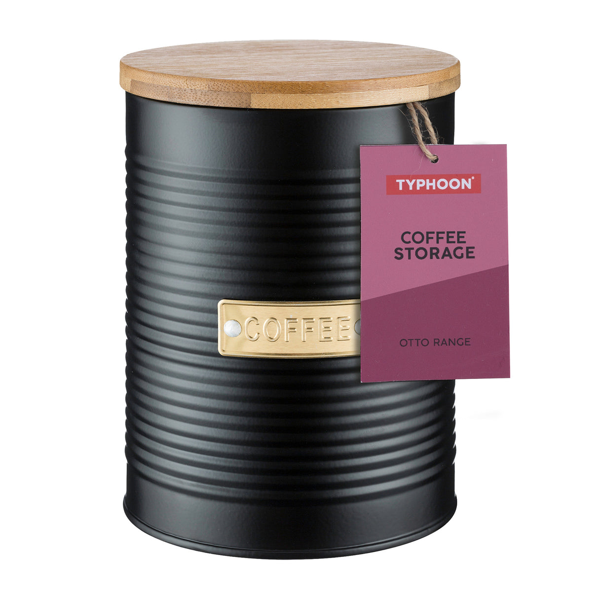 Typhoon Kaffeedose, Zuckerdose, Keksdose und Wasserkessel im Set, aus Edelstahl, elegante Küchenaccessoires, 2. Wahl