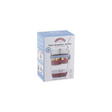 KILNER Frühstücksglas, klar, 350 ml, zum Mitnehmen, mit Schraubverschluss für Frühstück to-go und frische Getränke.