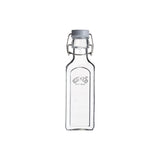 KILNER Einkochflasche CLIP SQUARE klar aus Glas, mit Metallverschluss, ideal zum Einkochen und Aufbewahren von Lebensmitteln