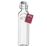 KILNER Einkochflasche Clip Square, klare Glasflasche, 1 Liter, robustes Design für die Lagerung und Konservierung von Lebensmitteln
