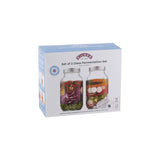 KILNER Fermentiergläser-Set, kleines 2er Set mit 1-Liter-Gläsern zum Fermentieren und Einmachen.